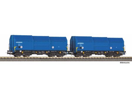 Piko HO 2er Set Teleskophaubenwagen VTG VI