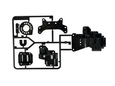 Tamiya TA-01/02 B-Teile Getr.-Geh. hinten schw.