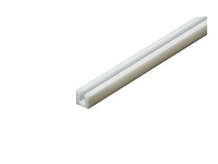 Tamiya U-Profil 3x3mm (5) 400mm weiß Kst.