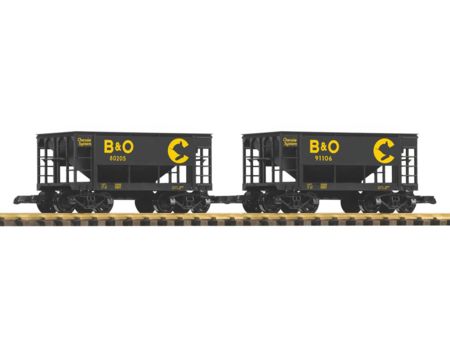 Piko G 2er Set Schüttgutwagen B&O mit Erzladung