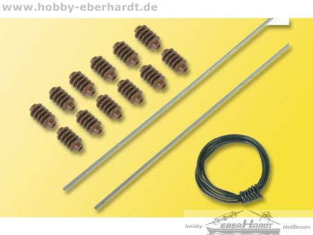 Viessmann H0 Richtseile, Quertragseil und Isolatoren 
