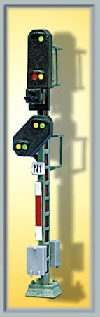 Viessmann N Licht-Einfahrsignal mit Vorsignal