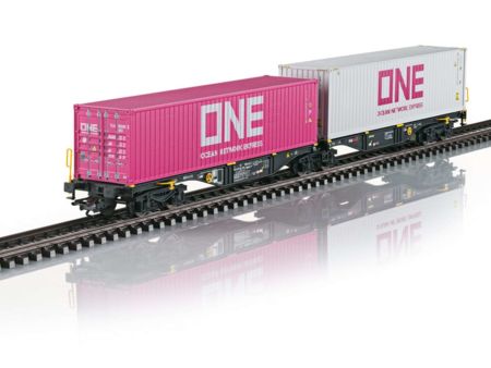 Märklin HO Doppel-Tragwagen Bauart Sggrss 80 RailR NL