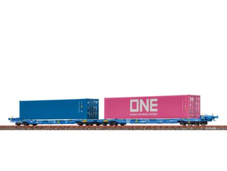 Brawa H0 Containerwagen Sffggmrrss AAE, Epoche VI VTG