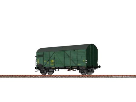 BRAWA  H0 Gedeckter Güterwagen Gmhs SNCB III