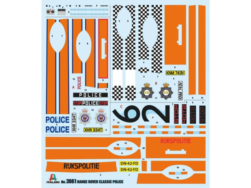 Italieri 1:24 Range Rover Police