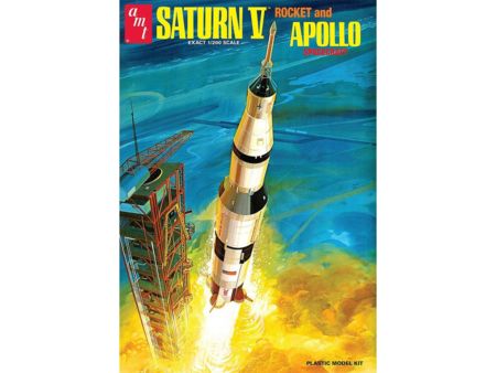AMT 1/200 Saturn V Rakete mit Apollo-Kapsel