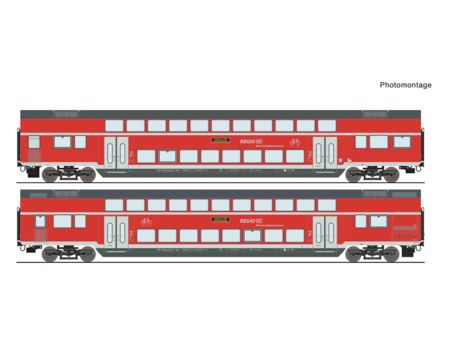 Roco HO 2-tlg. Set: Doppelstockwagen, DB AG