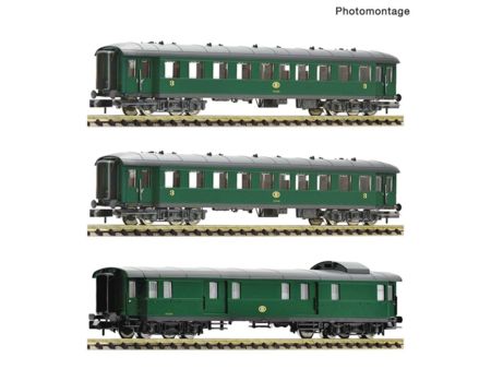 Fleischmann  Spur N 3-tlg. Set: Personenzug, SNCB