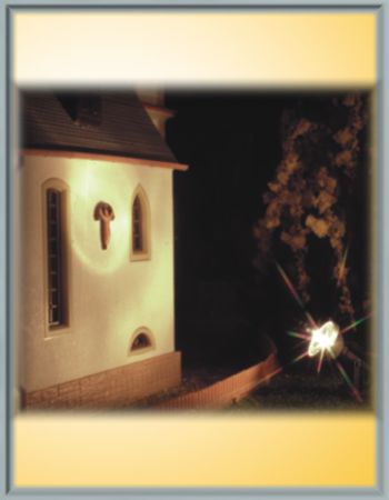 Viessmann H0 Flutlichtstrahler nieder, LED weiß 