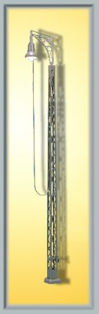 Viessmann H0 Gittermastleuchte, LED warmweiß