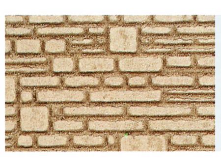 Heki  behauene Natursteinmauer H0/TT, 28x14 cm, 2 Stück