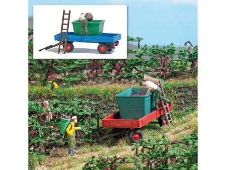 Busch HO Action Set: Traubenernte mit