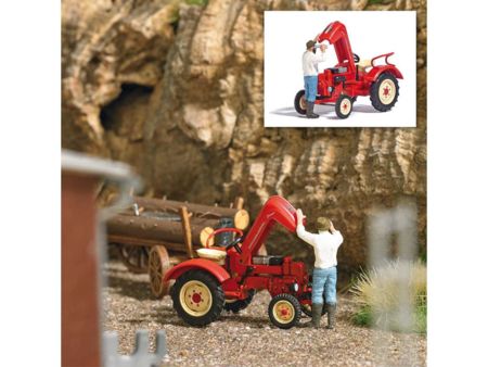 Busch HO Action Set: Traktorreparatur