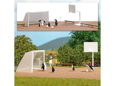 Busch HO Action Set: Pinguine Ballspie