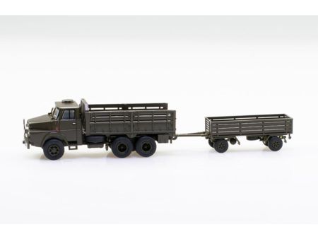 ACE 1/87 Henschel LKW HS 3-14 mit Infanterie-Anhänger