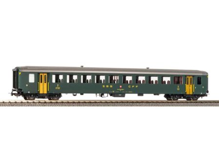 PIKO  HO Personenwg. EW I 2. Kl. alte Schrift SBB IV