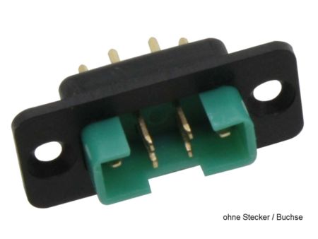 NE080 - Rahmen für Hochstrom Stecker + Buchse kurz