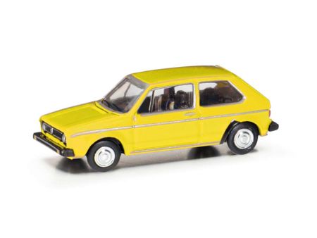 Herpa   1:120 VW Golf I, brillantgelb