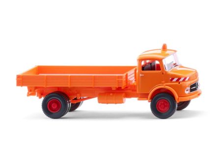 Wiking HO Pritschenkipper (MB LAK 710) - kommunalorange