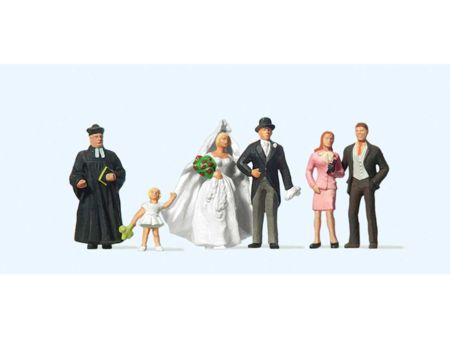 Preiser HO Brautpaar, evangelischer Geistlicher