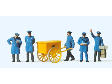 Preiser HO Postbeamte. Um 1900