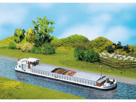 Faller HO Flussfrachtschiff mit Wohnkajüte