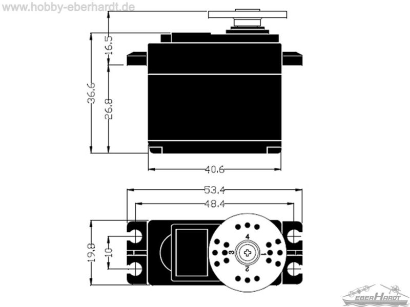 Servo HSR-1425CR Continuous Rotation