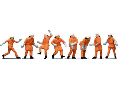 Faller HO Feuerwehrleute, Uniform orange