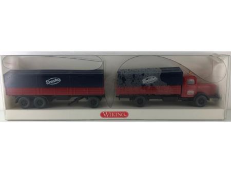 Wiking 858 04 35  Pritschen-Lastzug (Büssing 8000)   Second 