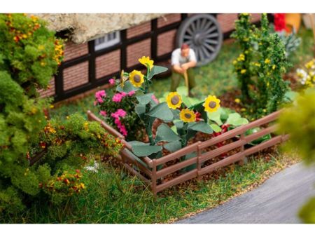 Faller HO Blumen im Vorgarten