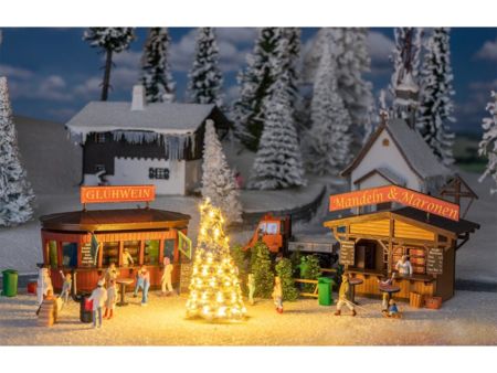 Faller  HO  Jubiläumsmodell 2 Weihnachtsmarktbuden