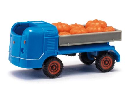 Busch Multicar M21 blau mit Kürbiss