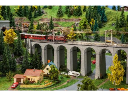 Faller  Spur N Viadukt-Set, 2-gleisig, gerade