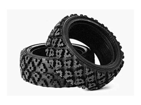 Tamiya 1:10 Reifen (2) Rally Block 26mm BK