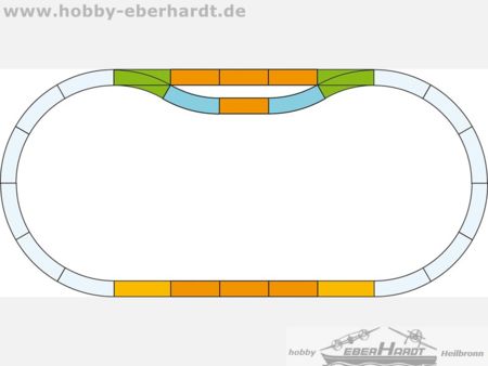 Piko G Gleis Ergänzungs-Set Bahnhof
