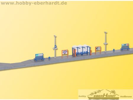 Kibri H0 Bahnsteig Hofheim 