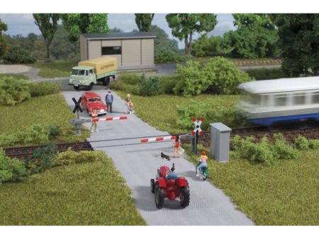 Auhagen H0 Bahnübergang Halbschranke