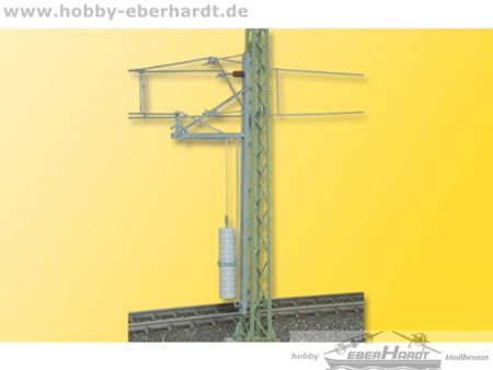 Viessmann H0 Hebelspannwerk mit Abspannmast 