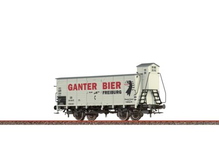Brawa H0 Gedeckter Güterwg. [P] Bierwg. DB, Ep. III, Ganter
