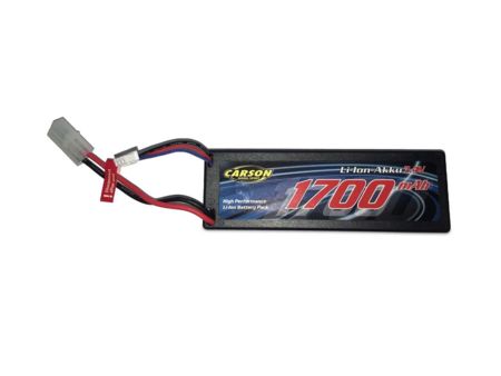 Carson 7,4V/1700mAh LiION Race Akku HC TAM
