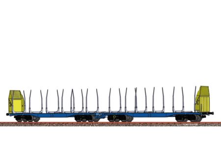 Brawa H0 Drehgestellflachwagen Sggmmrrs, Epoche VI