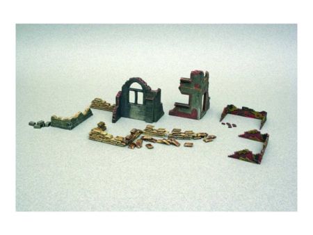 Italieri 1:72 Mauern und Ruinen mit Zubehör