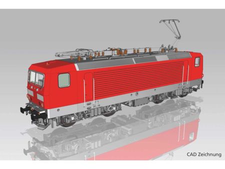 Piko HO E-Lok BR 143 DB AG VI AC-Digital, inkl. Piko HO Deco