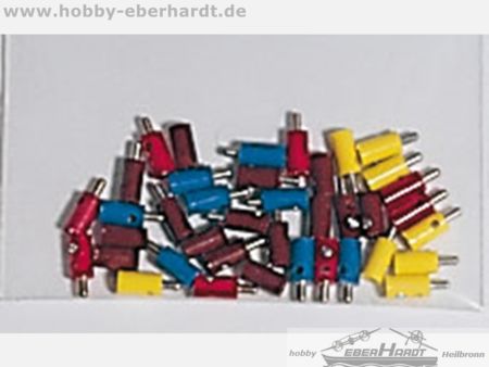 Piko HO Stecker Miniatur 32 Stück + 8 Buchsen