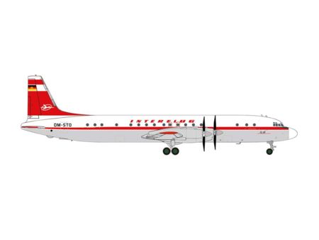 Herpa Wings    1:200 IL-18 Interflug DM-STO