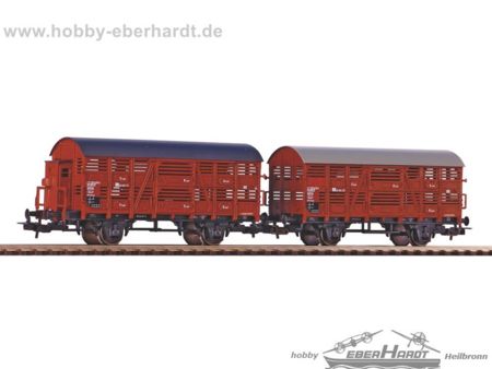Piko 2er Set Verschlagwagen DR III