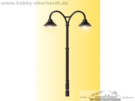 Viessmann N Bahnsteigleuchte Baden-Baden, doppelt,2 LEDs war