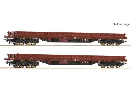 Roco HO 2-tlg. Set: Rungenwagen, ZSSK Cargo