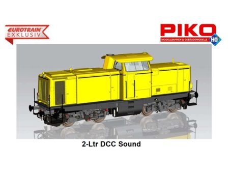 PIKO H0 DC Diesellok  BR 212 Bahnbau VI  DCC Sound